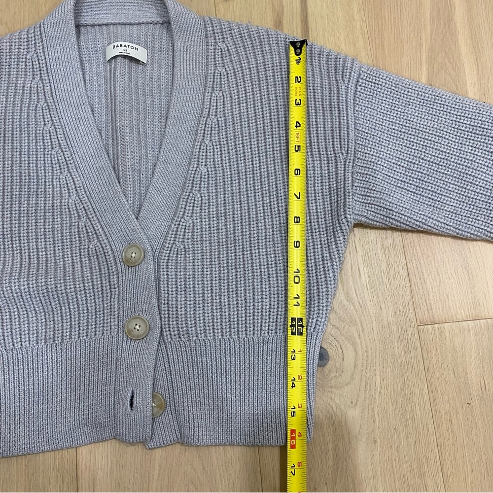 Aritzia | Wilfred Grey “Canberra” Cropped Wool Cardigan🩶 - Picture 9 of 14
